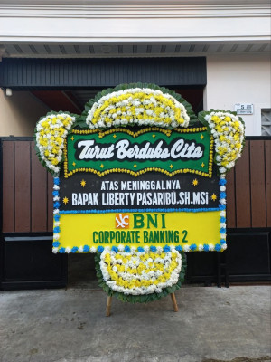 Papan Bunga Duka di Rambah Samo