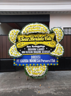 Papan Bunga Duka di Rambah Samo