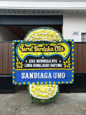 Papan Bunga Duka di Rambah Samo