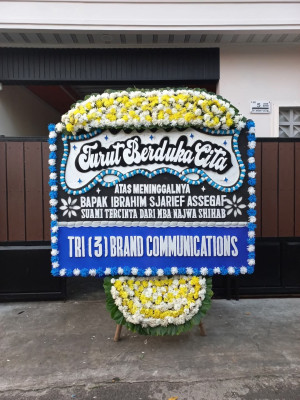 Papan Bunga Duka di Rambah Samo